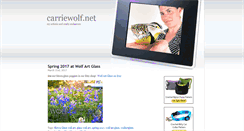 Desktop Screenshot of carriewolf.net