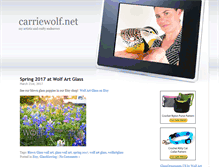 Tablet Screenshot of carriewolf.net